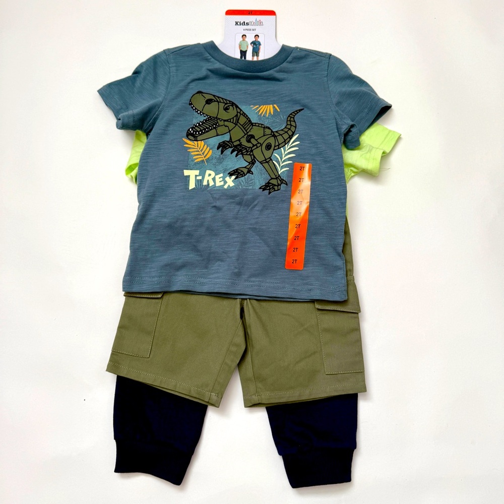 Kids Headquarters Toddler Boy 4-Piece Outfit Set Size 2T – NW